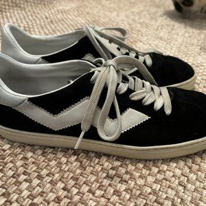 Stuart Weitzman Black suede Daryl sneakers Size 8.5